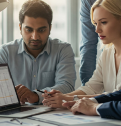 Calendar interface showing management of recurring events with large attendee lists