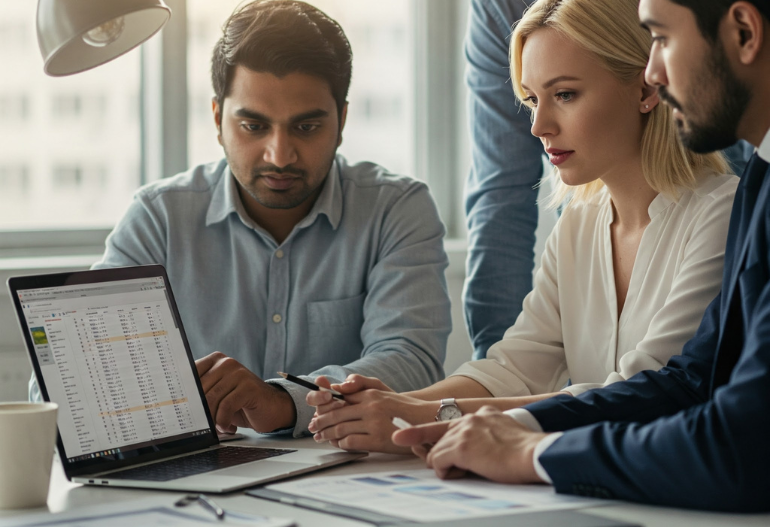Calendar interface showing management of recurring events with large attendee lists
