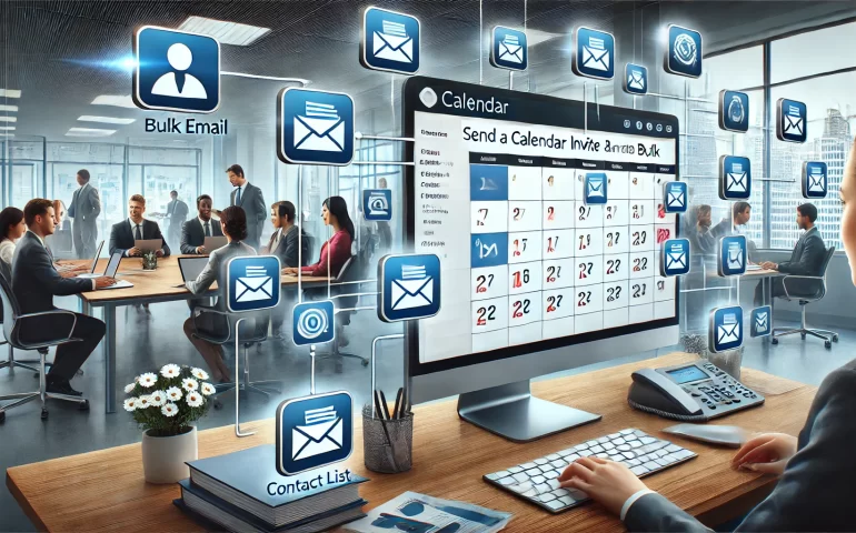 Sending bulk calendar invites for client meetings using Outlook calendar