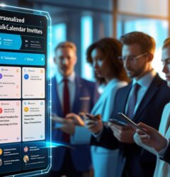 Modern calendar tool automating personalized invites for webinars and conferences