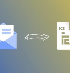 Organizer sending calendar invitations using Let’s Calendar to simplify event scheduling with ICS files