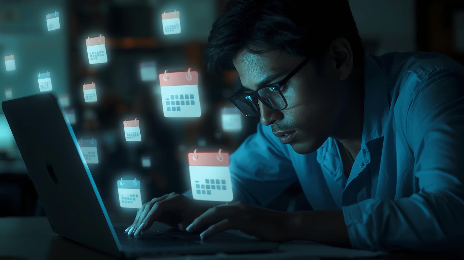 Professional Zoom webinar calendar invite created with Let’s Calendar software